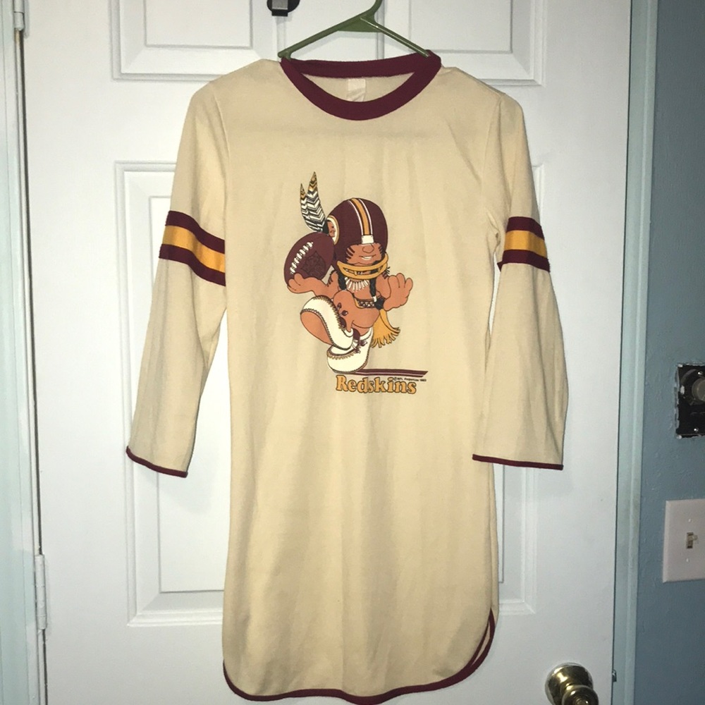 Vintage girls Washington Redskins Nightgown Medium